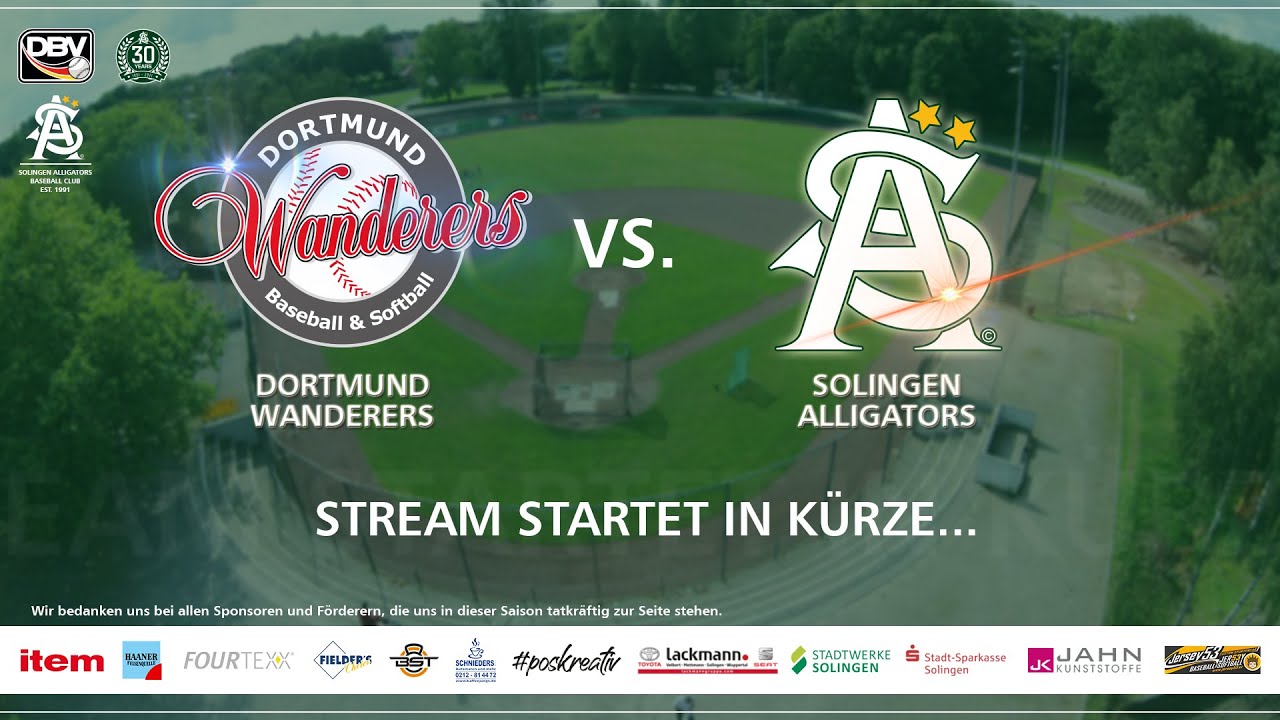 RE LIVE ALLIGATORS TV | Dortmund Wanderers vs  Solingen Alligators GAME 1