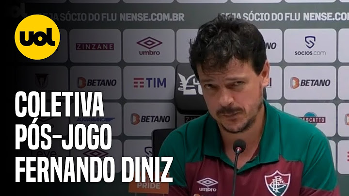 COLETIVA FERNANDO DINIZ: 'ACHO QUE A TORCIDA DO FLUMINENSE ENTENDE O QUE ESTÁ SENDO FEITO'