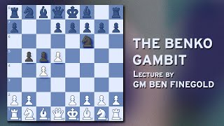 The Benko Gambit: Lecture by GM Ben Finegold screenshot 4