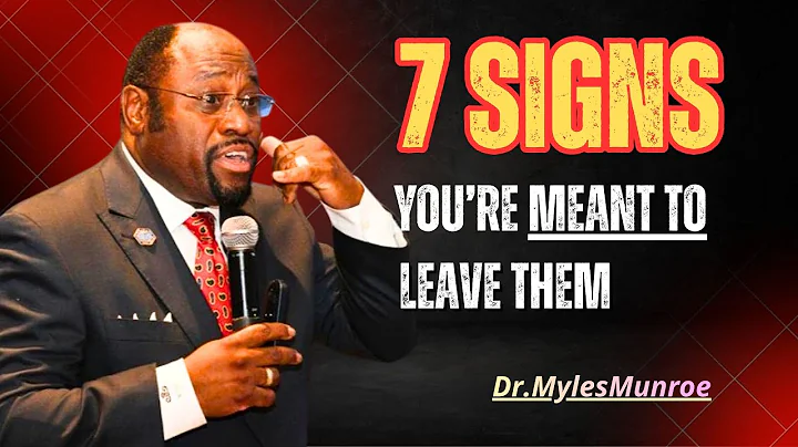 Dr. Myles Munroe Motivation | 7 Signs God Is Pulling You Away From the Wrong Person