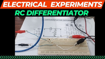 RC Differentiator | RC differentiator Circuit Design | RC differentiator output waveform
