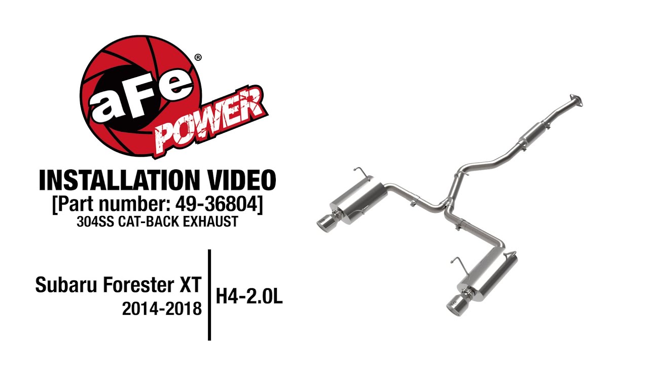 aFe POWER 2014-18 Subaru Forester XT 2.0L(t)Takeda Cat-Back