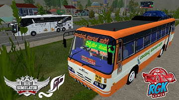 NWKRTC BUS (OLD) ORANGE LIVERY WITH SKIN LINK for EICHER bus mod( BUS ID)