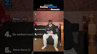 Ranking The Most Relatable Life Moments (Part 5) 🫣✌️ #usa #relatable