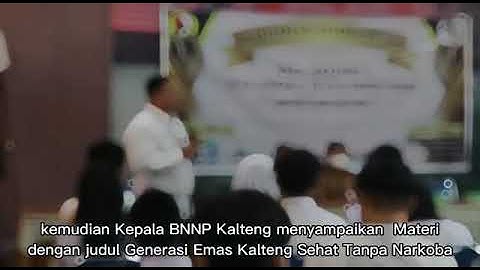 SOSIALISASI BAHAYA PENYALAHGUNAAN NARKOBA DI SMA NEGERI 2 PALANGKA RAYA