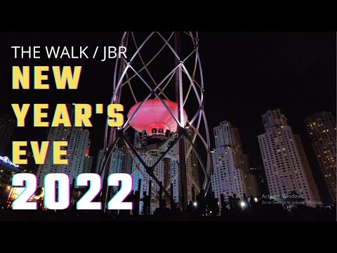 【4K】Ain Dubai New Year's Eve 2022 | | Jumeirah Beach Residence Dubai (THE WALK ) | Jhigz Ortua