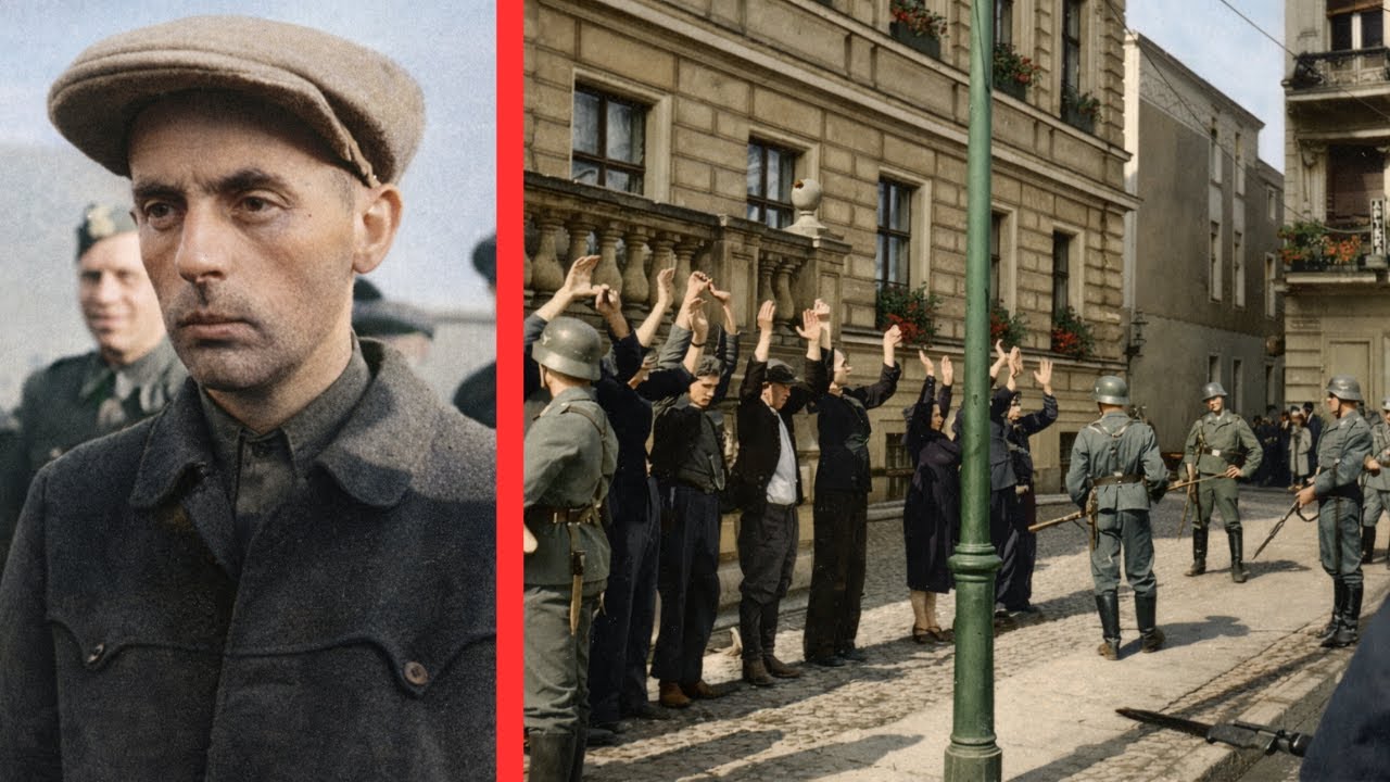 Казнь нациста, устроившего массовую расправу над 200 000 поляков.