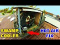 Swamp cooler not blowing cold air fix  troubleshooting tips  tricks