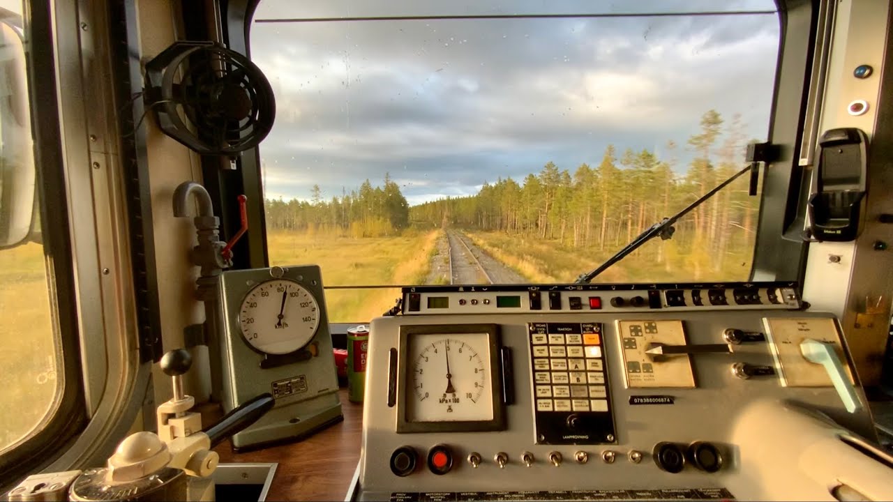 645 km train journey on Sweden's Inland Line | Jokkmokk - Östersund