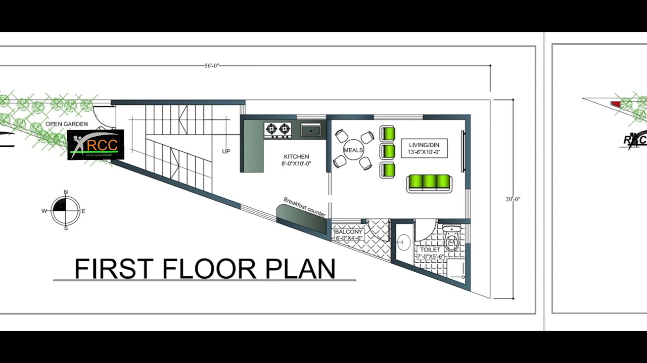 RCC PRESENTS A TRIANGLE SHAPE PLOT@bannerghatta Bangalore (560sqft)COTTAGE DESIGN VIDEO
