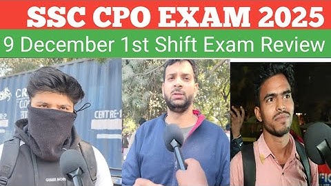 SSC CPO Exam Review today #video #ytviral #ssc 