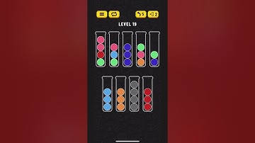 🟢 Solve Level 19 🟡 Ball Sort Sorting Challenge 🧡 Puzzle Game 🔥 @TheGameSaviors Strategies & Gameplay