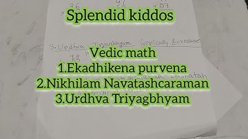 vedic math