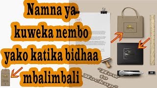 Jinsi ya kuweka logo katika bidhaa yoyote Jinsi ya kuweka logo katika bidhaa yoyote