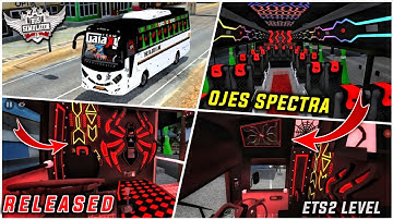 Download OJES SPECTRA TOURIST BUS MOD for bus simulator indonesia | BUSSID V4.4 | #bussidmods