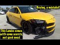 An auction scammer looks to rip someone off for over 100000 with this doctored up lamborghini urus