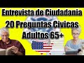 Examen de ciudadania americana en español 2022 100 Preguntas Cívicas 3 exámenes | ciudadania 60/20