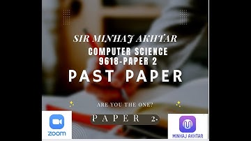 Past Paper A level 9618 paper 2 -2023 Oct/Nov 9618/23 by Sir Minhaj Akhtar