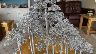 Large Bonsai Forest Wire Sculpture