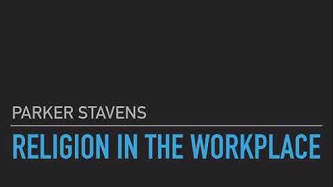 Religion in the Workplace