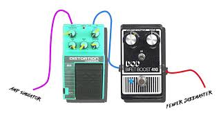 Ibanez D10 With Dod Bifet Boost 410