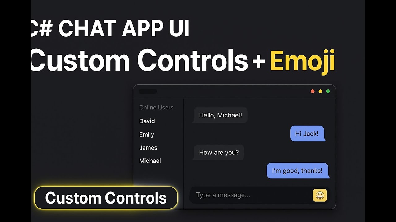 Create Live Chat Application | Part 2 | Custom Text Box | User Control in C# 
