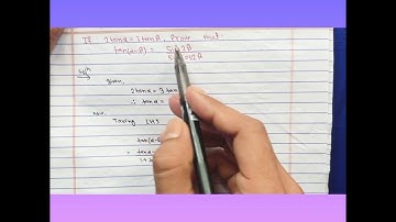 If 2tanA=3tanB, prove that:tan(A-B)=sin2B/(5-cos2B), class10