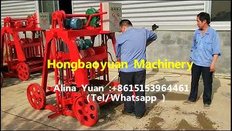 QMY4 45 egg laying block machine
