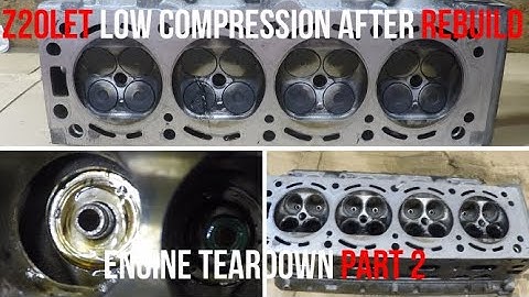 Z20LET Engine Teardown Part 2