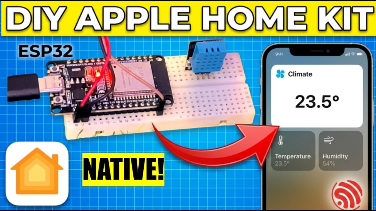 Making a NATIVE Apple HomeKit Weather Station for $5 (HomeSpan) - YouTube