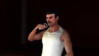 Freddie Mercury Somebody to Love Solo Performance 3d model