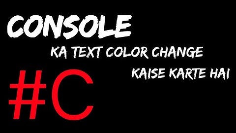 change console text color in c++(dev c++)