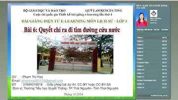 Sửa lỗi bài giang Elearning không hiển thị