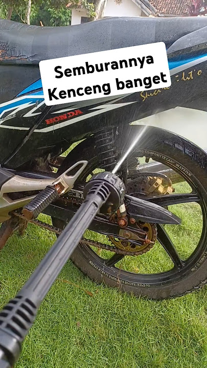 Semburan Alat cuci motor zper kenceng banget