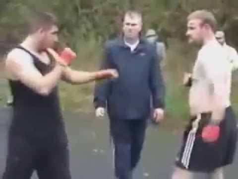 Уличный бой без перчаток.До победного конца