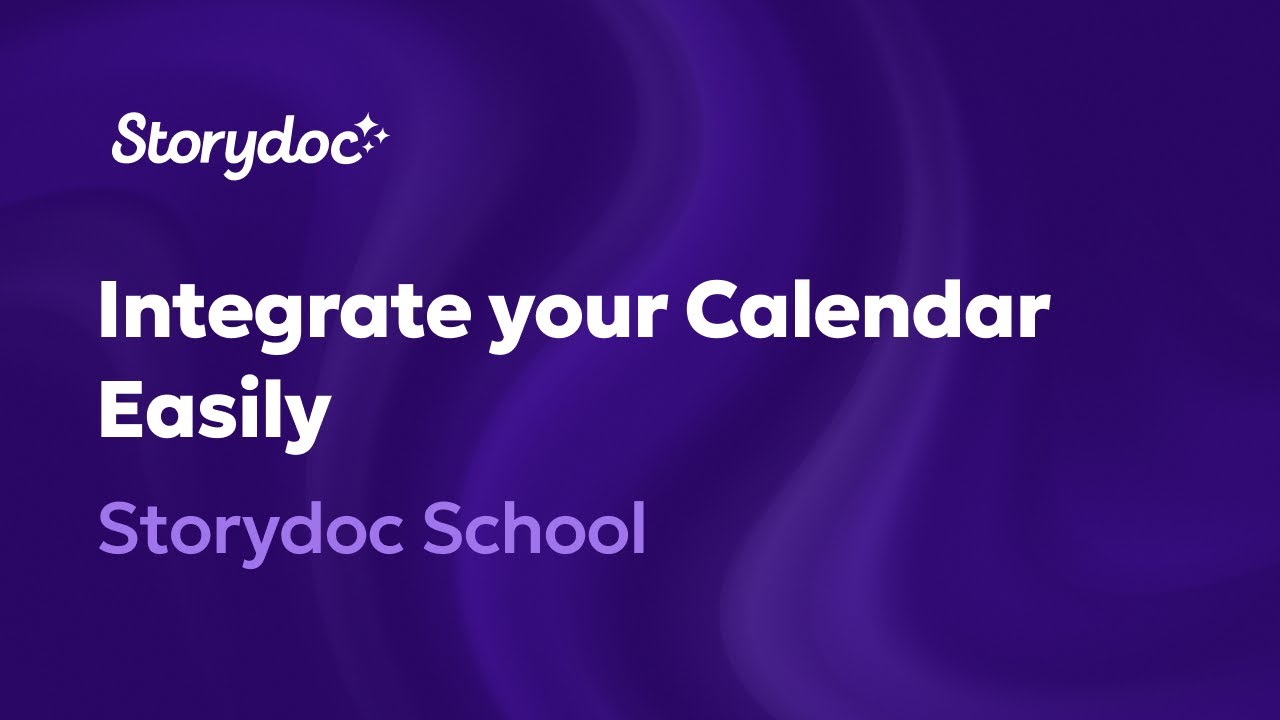 How to Add a Calendar to Your Storydoc | Book Meetings from Your Deck