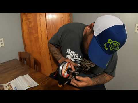 howto spool a spinning reel with the KastKing Radius Line Spooler