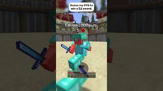 Guess my FPS to win... #viral #minecraft #pvp #fps #featherclient