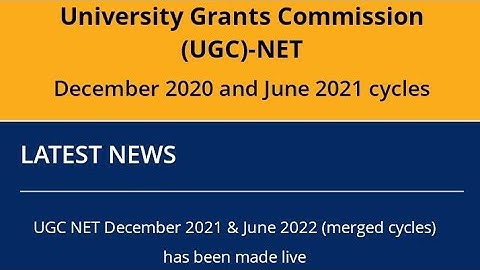 UGC NET forms came out. ( Of December 2021 and June 2022 merged cycles).