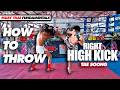 How to Throw a Right High Kick | Muay Thai Fundamentals