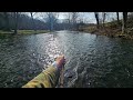 Brown Trout Fishing with Jigs: River Fishing Adventure!