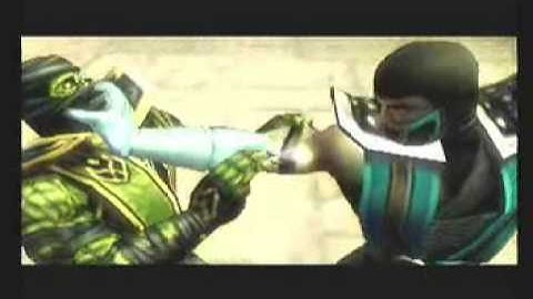 Mortal Kombat Shaolin Monks Reptile (Boss Fatality)