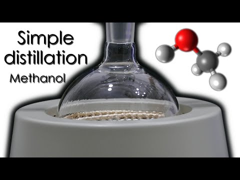 Simple distillation. Methanol from burning alcohol 🌡️⚗️