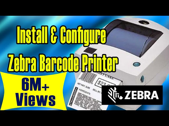 How To Install And Configure Zebra Barcode Printer Gc420t Youtube