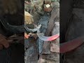Härtungsprozess, Rasenmäher, Wasseransaugverfahren #metalwork #medievalblacksmith
