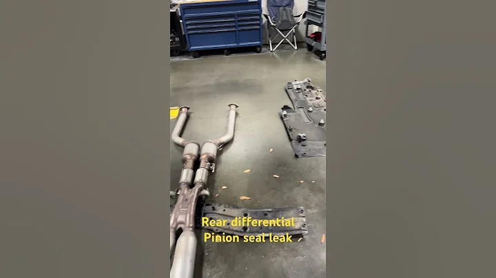 Differential oil leak from pinion seal #automobile #carparts #lexus #mechanic #autofixing