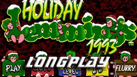 Amiga Longplay 44: Holiday Lemmings 1993 - Not Commented