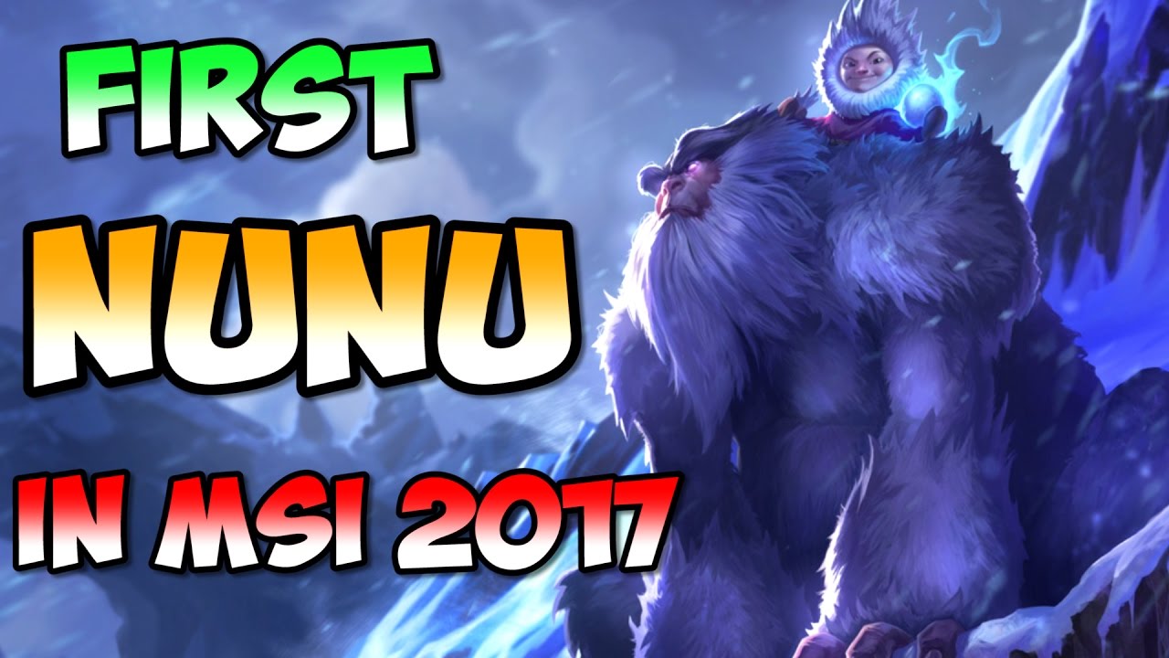 = 5.55600 kilometers First Nunu picks at MSI 2017 for G2 Trick