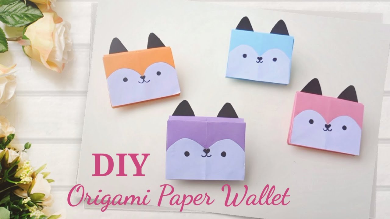 How to make a cute paper wallet, Origami wallet
