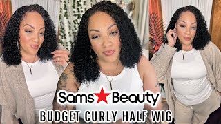 I Didn’t Expect This Budget Curly Human Hair Half Wig To Look This Natural 😍